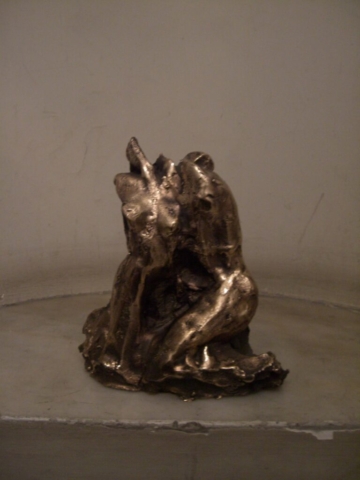 Lovers#10|bronze|cm27x27x16 |2013 | Rome, Italy |Private Collection