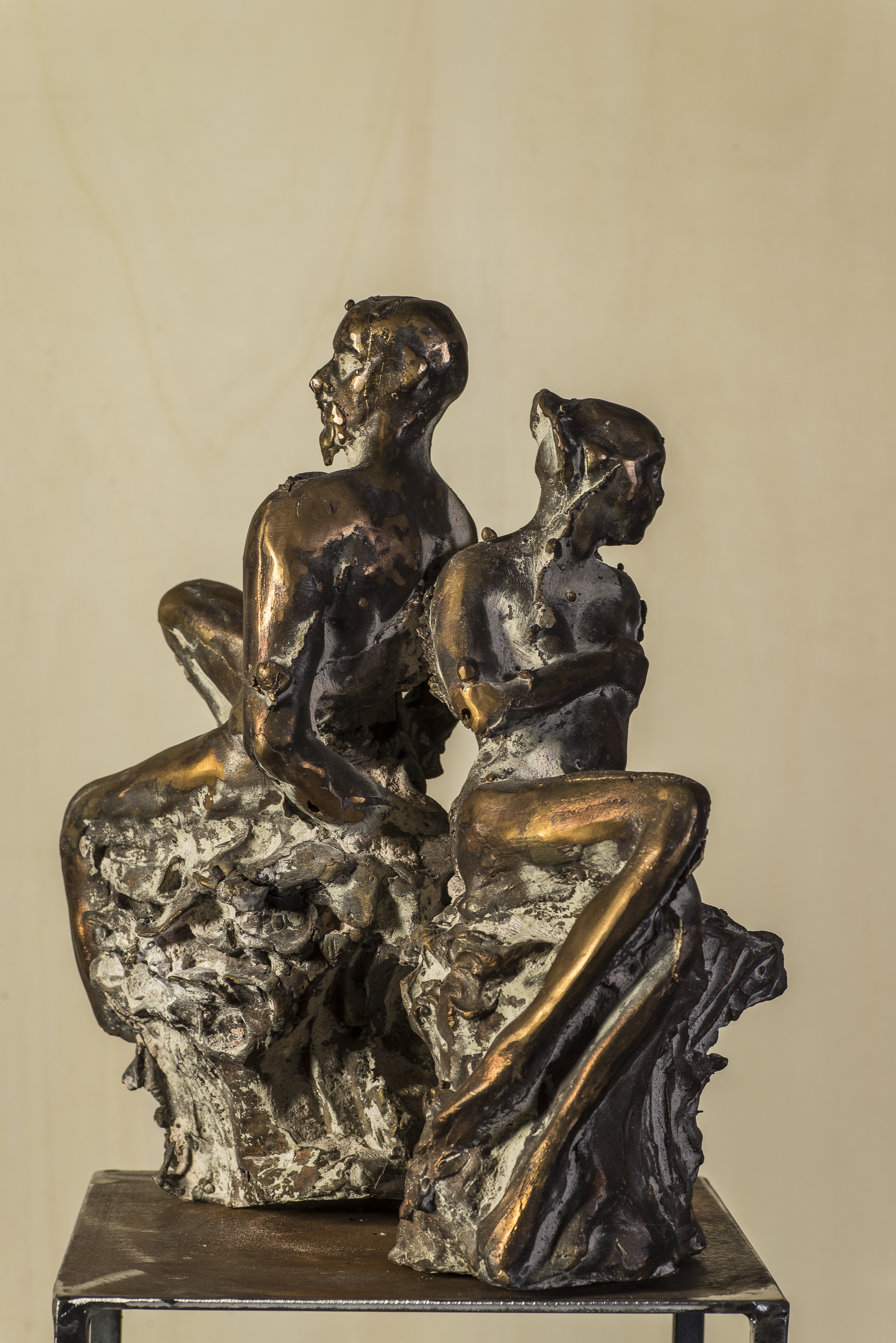 Lovers#20|bronze|cm37x34x16 |2013 | Rome, Italy |Private Collection