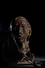 Testa#21|bronze|cm15x15x45 |2011 | Rome, Italy |Private Collection